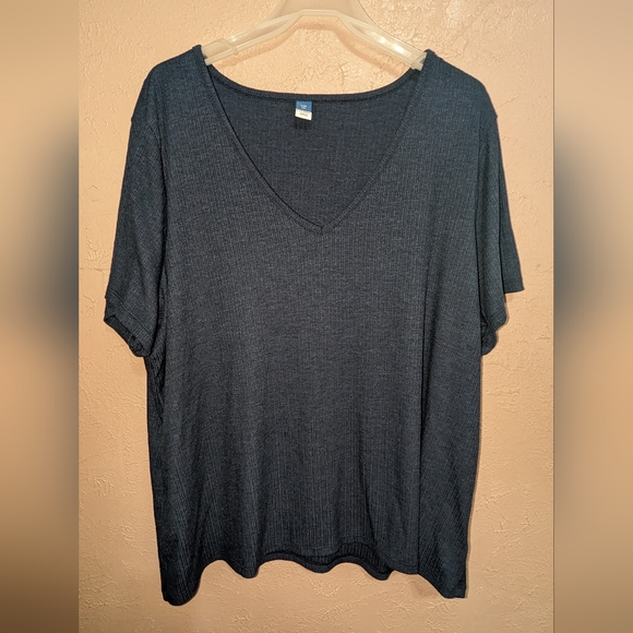 Luxe Ribbed Tee - Picture 1 of 2